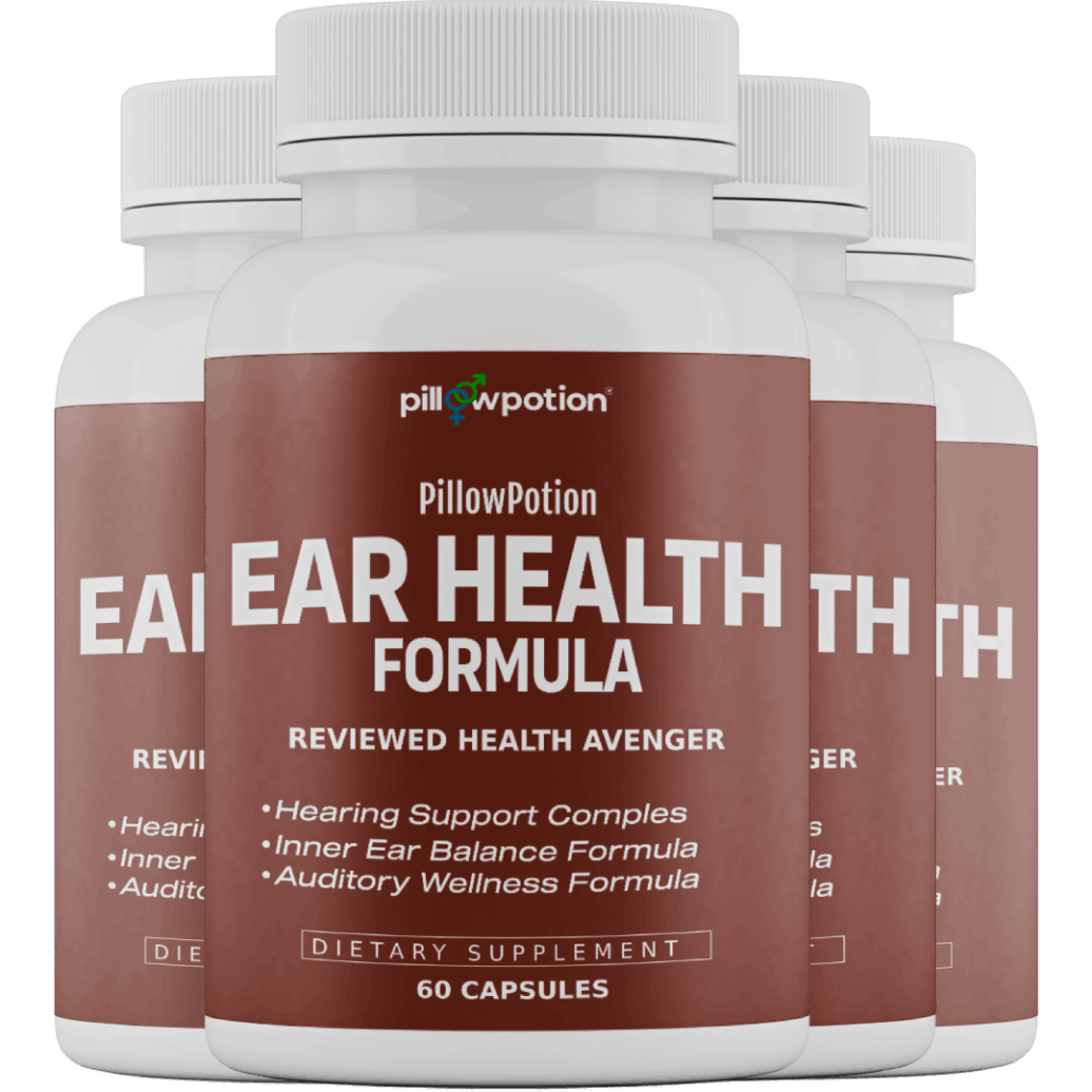 PillowPotion EarHealth Formula supplement bottle